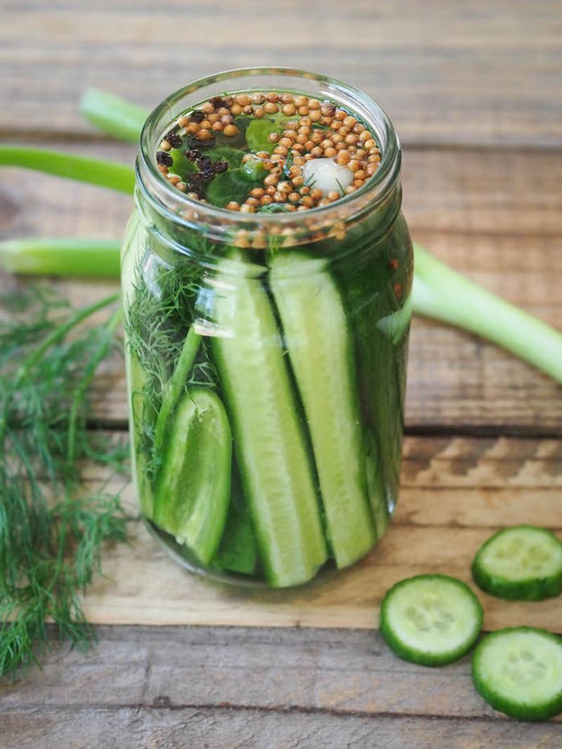 Fermented Pickles (Brined, Not Vinegar-Based)