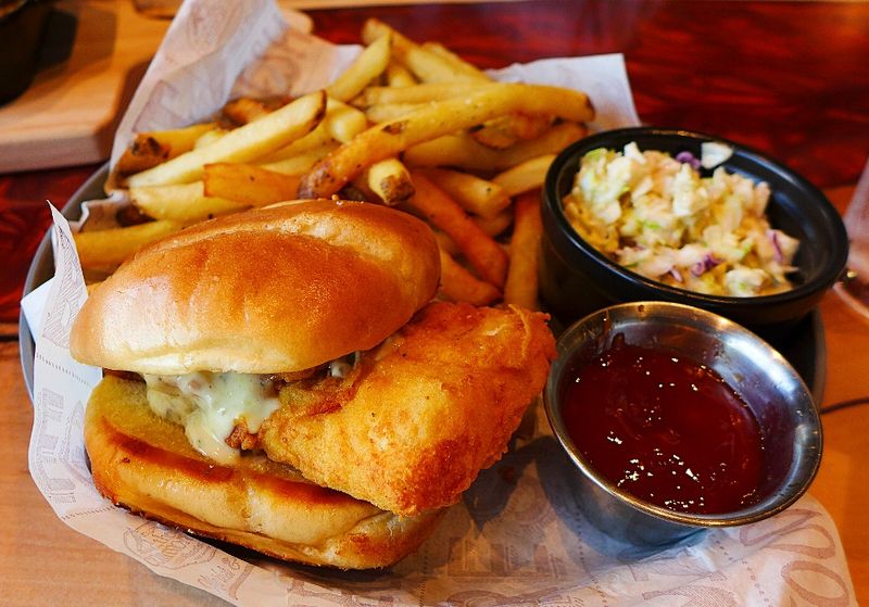 New Hampshire – Fried Haddock Sandwich