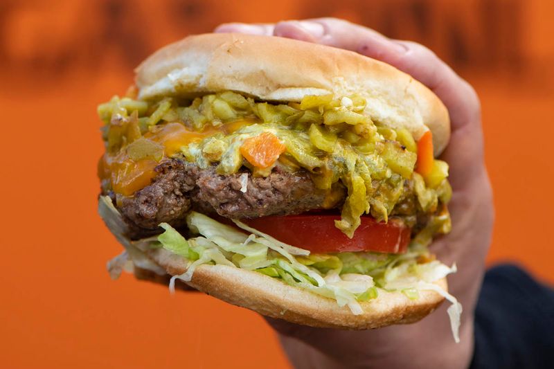 New Mexico: Green Chile Cheeseburger