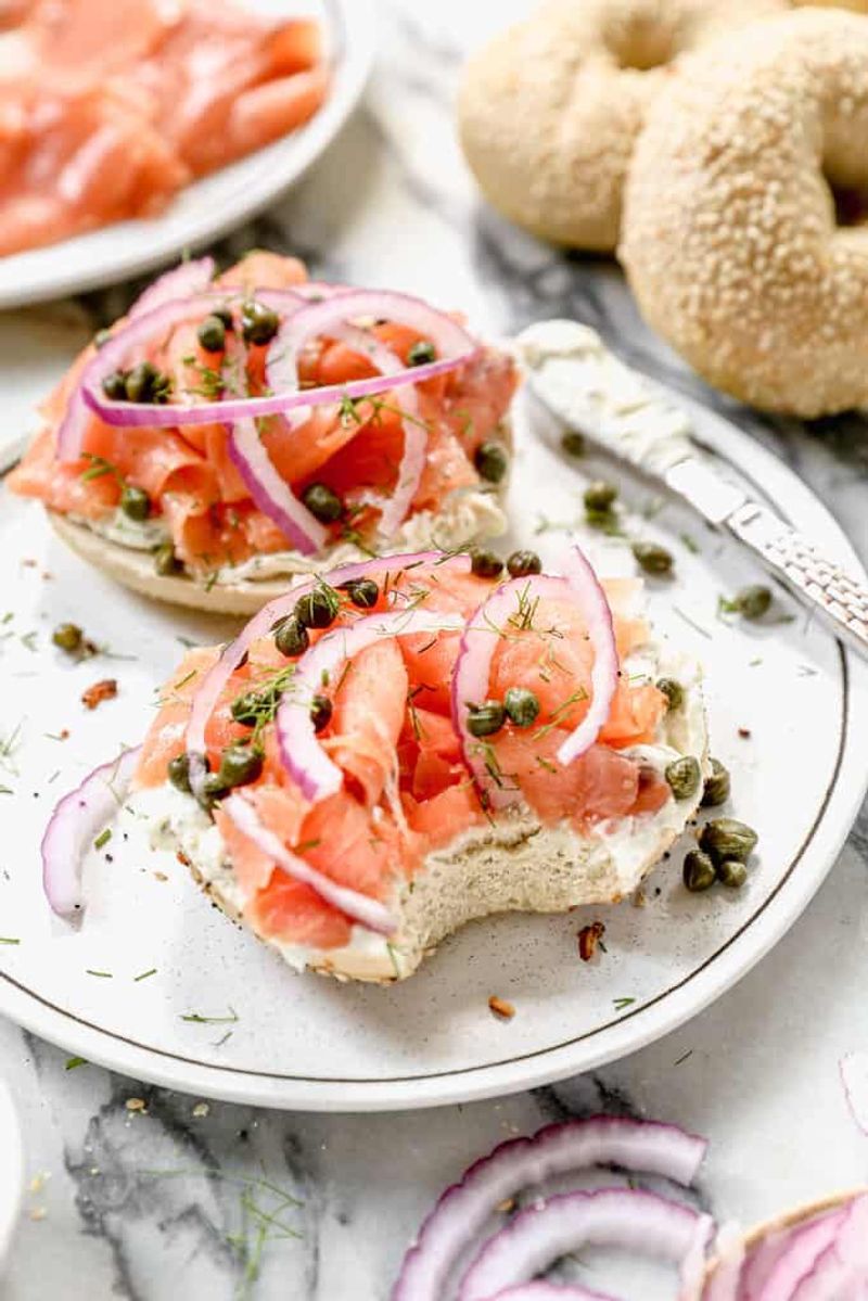New York: Bagel with Lox and Cream Cheese