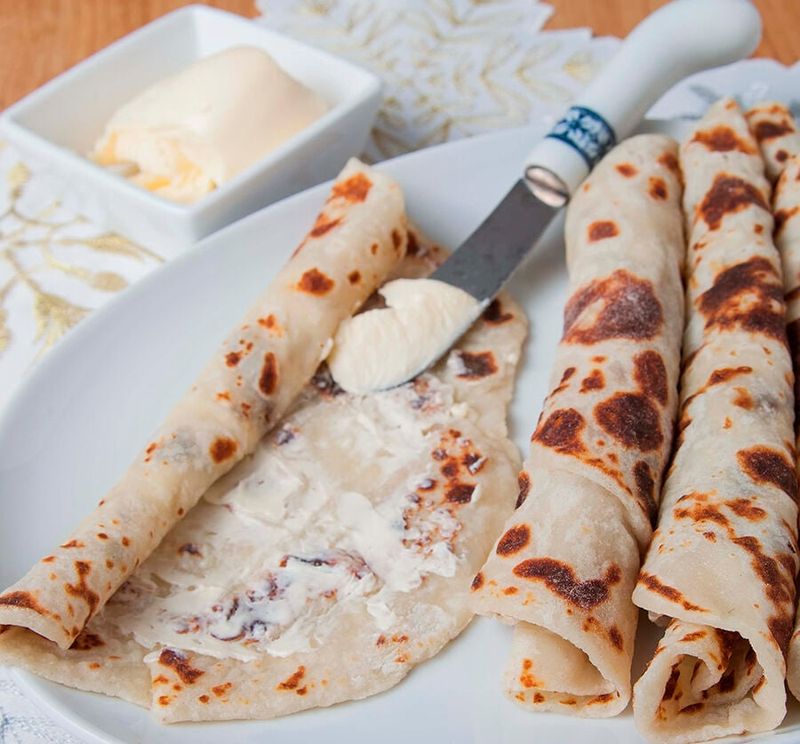 North Dakota: Lefse