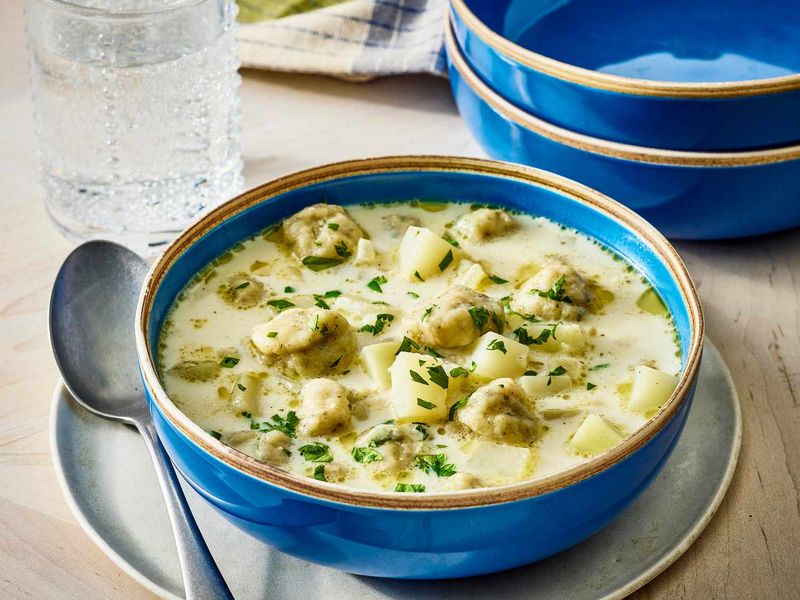 North Dakota: Knoephla Soup