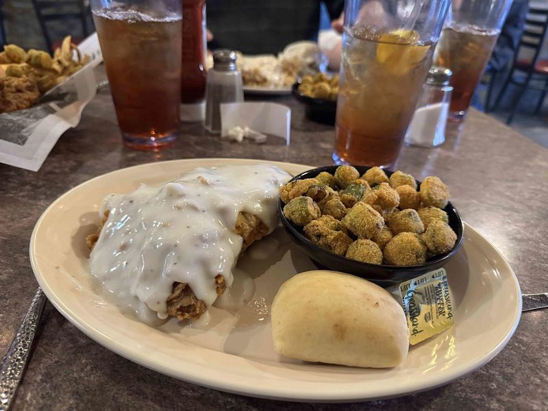 Oklahoma: Fried Okra