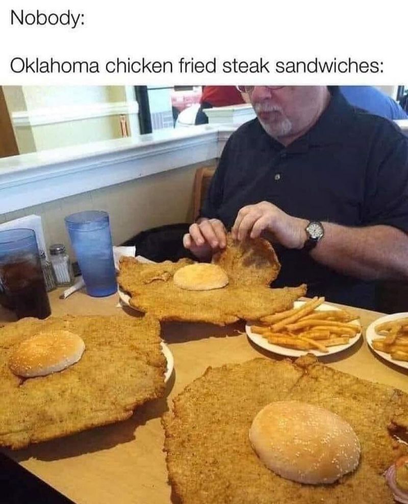 Oklahoma – Chicken Fried Steak Sandwich
