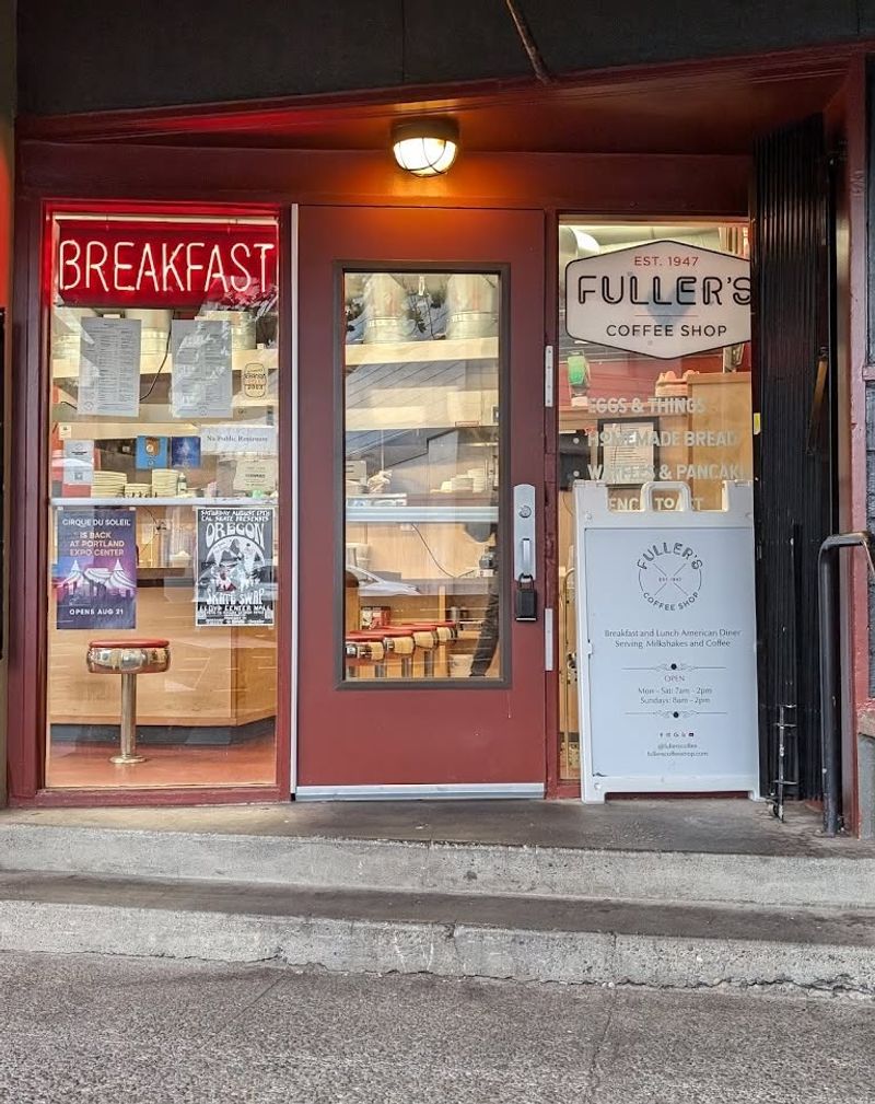 Oregon: Fuller’s Coffee Shop