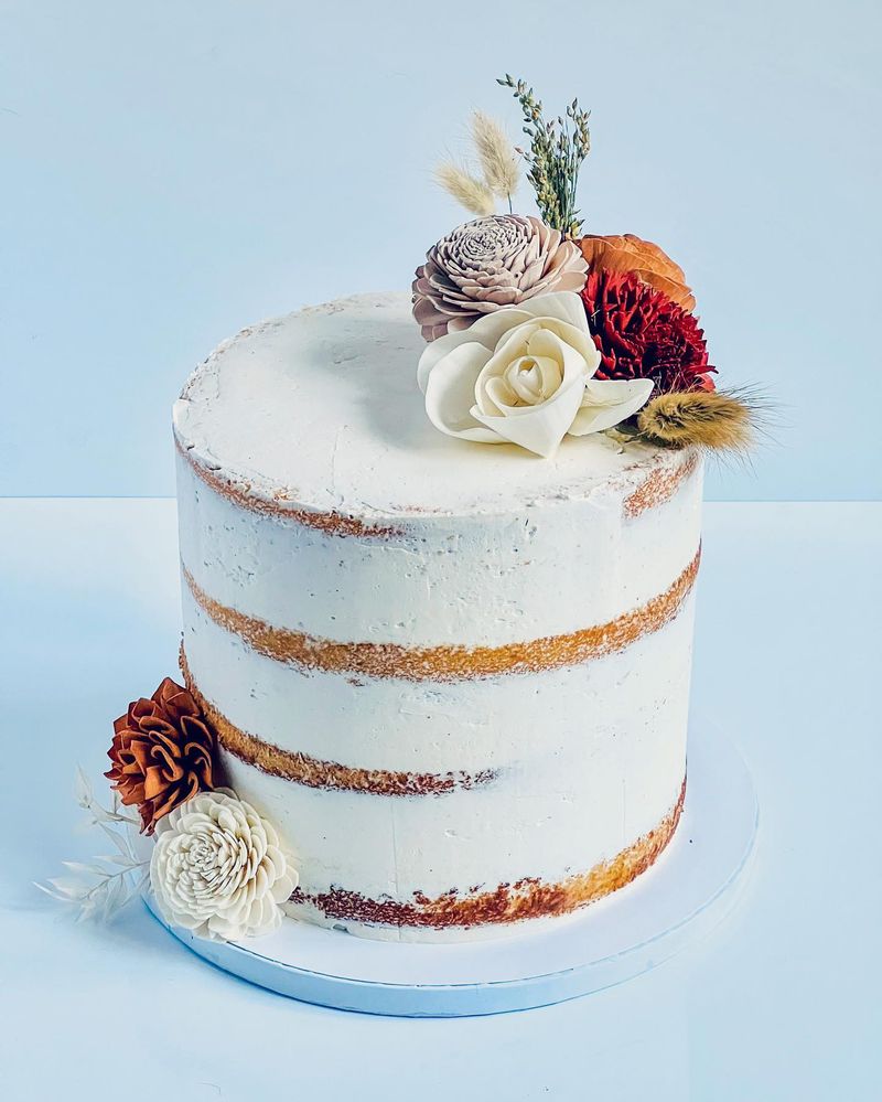 Naked Vanilla Bean Cake