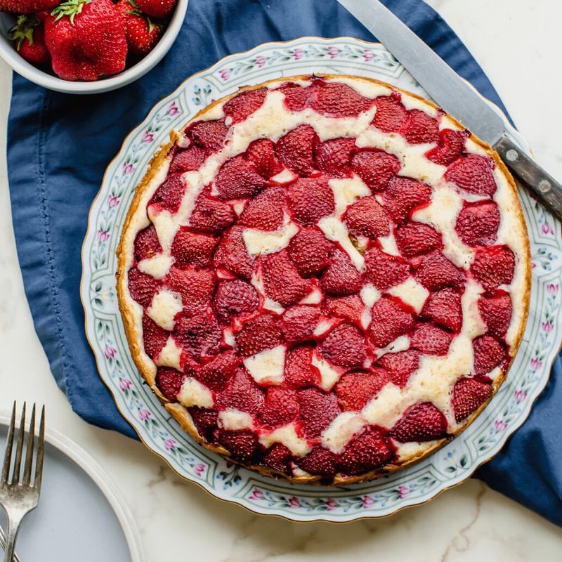 Buttermilk Strawberry Cake