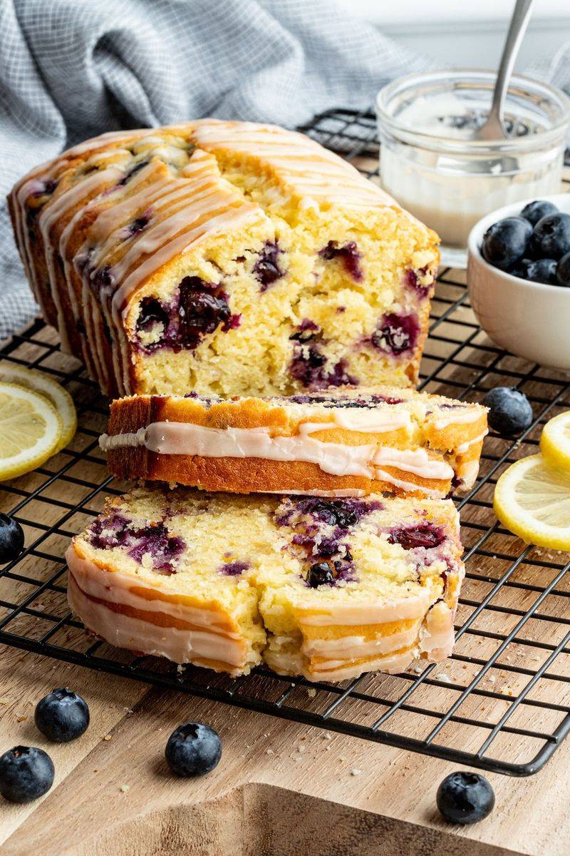 Lemon Blueberry Yogurt Cake