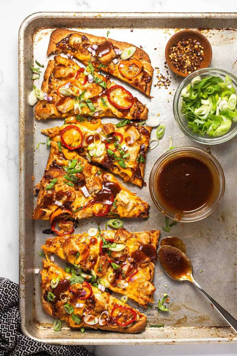 BBQ Chicken Flatbreads