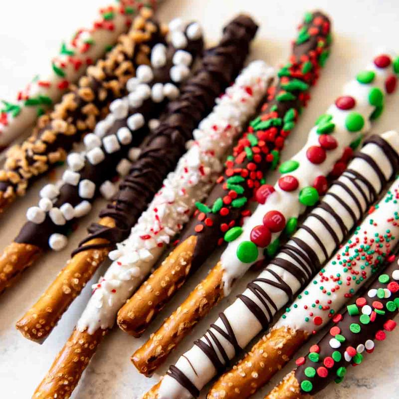 Chocolate-Covered Pretzel Rods