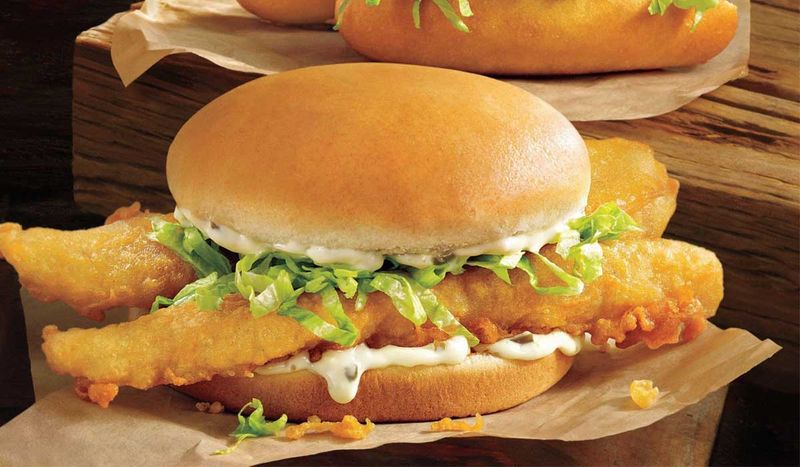 Captain D's Giant Fish Sandwich