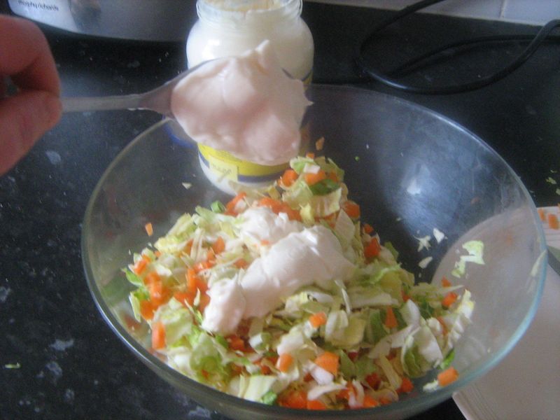 Basic Slaw with Too Much Mayo