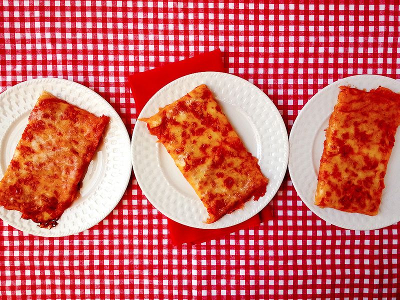 Rectangle Pizza Slices