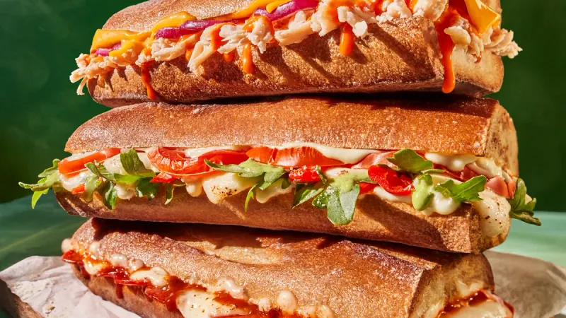 Premium Toasted Sandwiches at Fast Food Chains