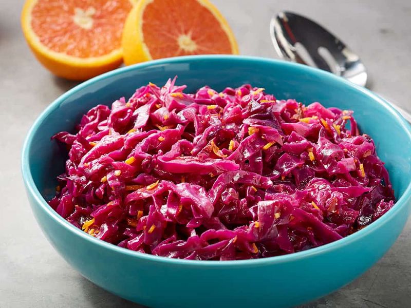 Sweet and Sour Red Cabbage