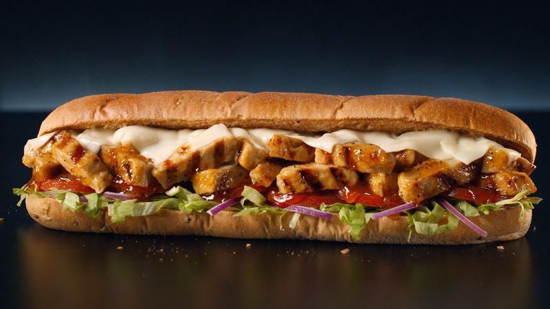 Subway Footlong Sweet Onion Chicken Teriyaki with Chips and Cookie