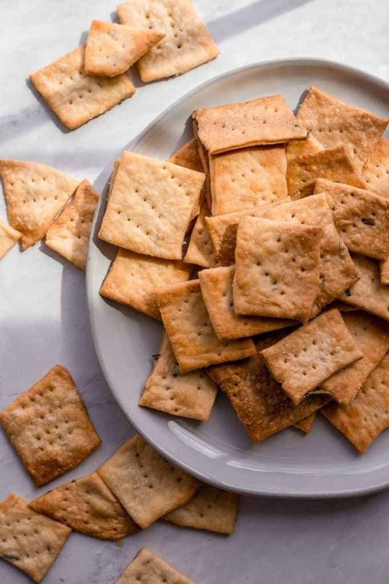 Crackers (Especially Buttery or Flaky Ones)