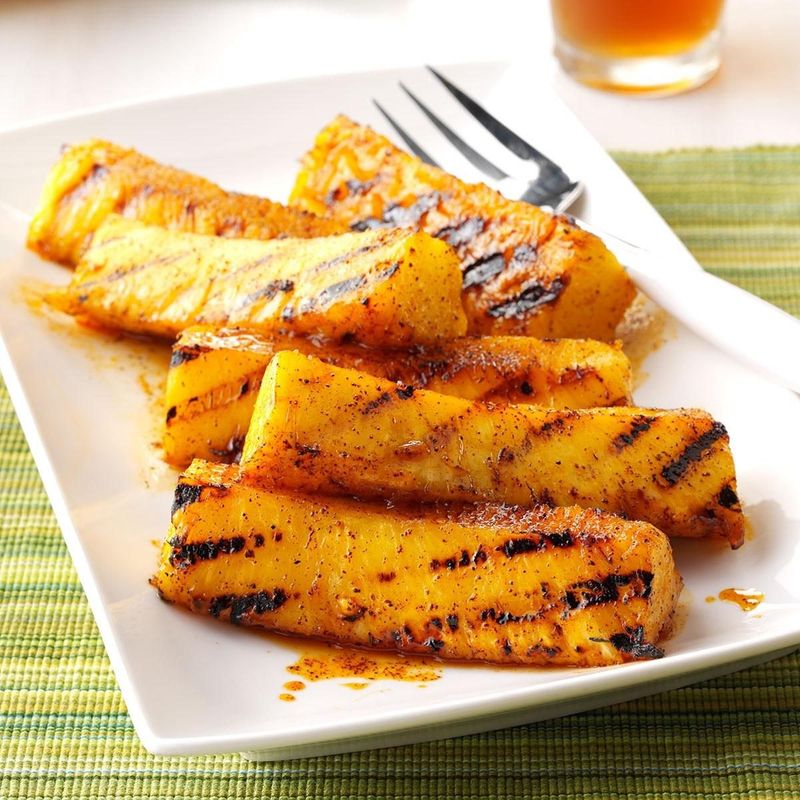 Grilled Pineapple with Chili and Lime