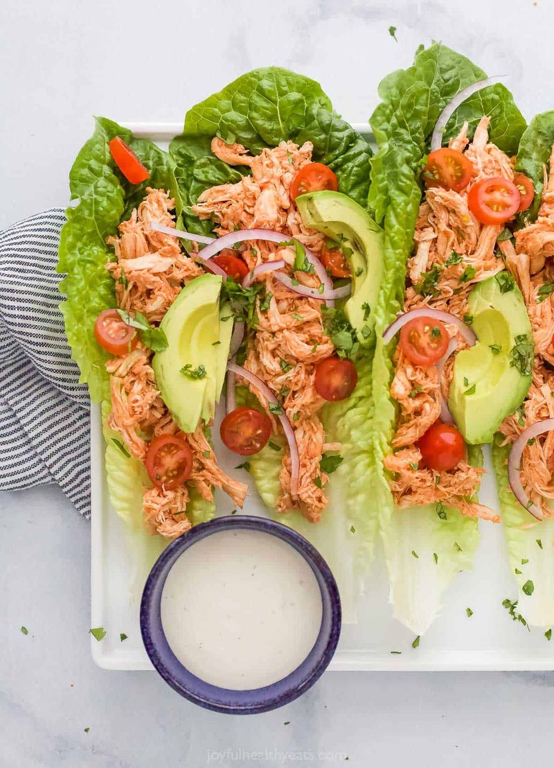 Rotisserie Chicken Lettuce Wraps