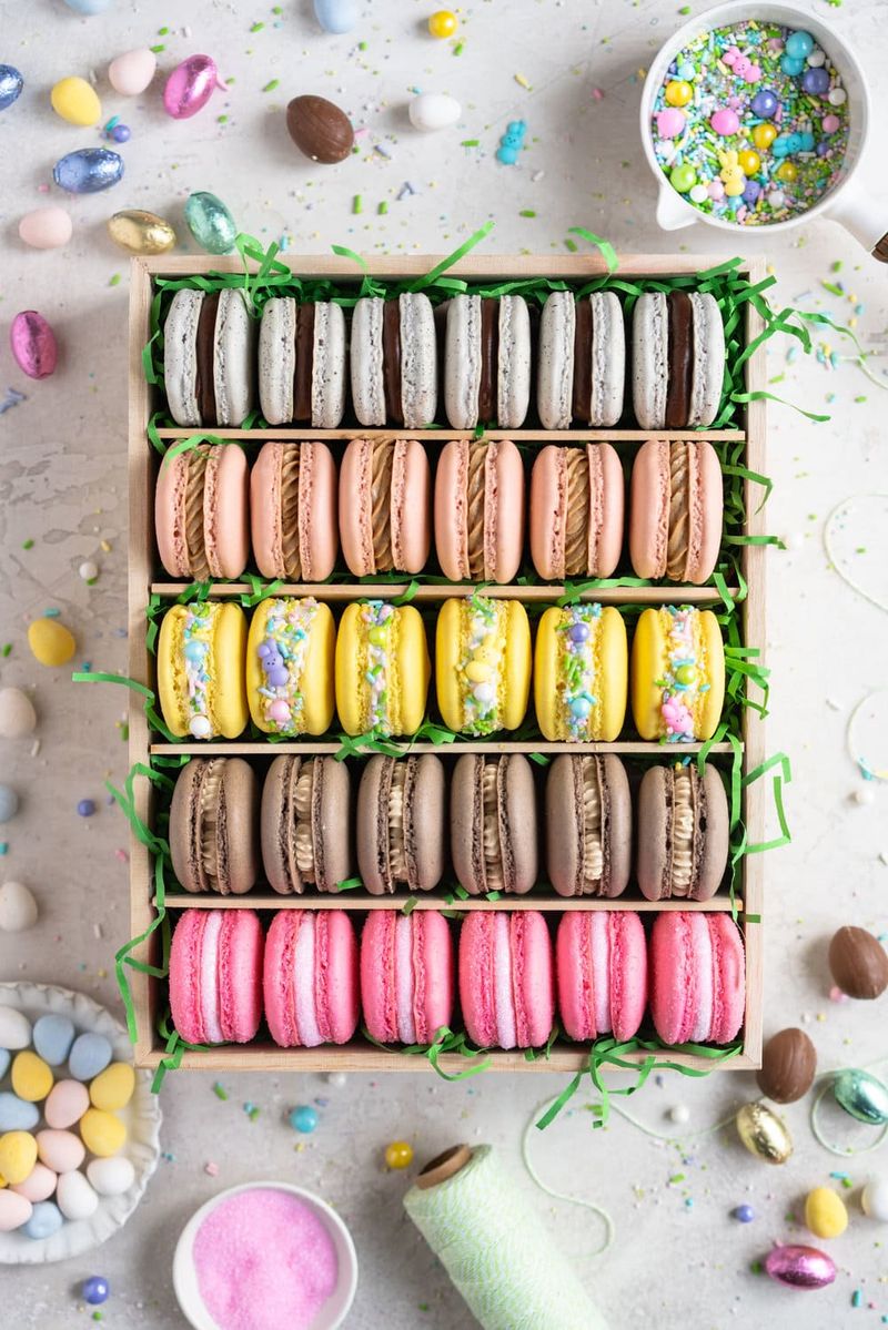 Easter Egg Macarons