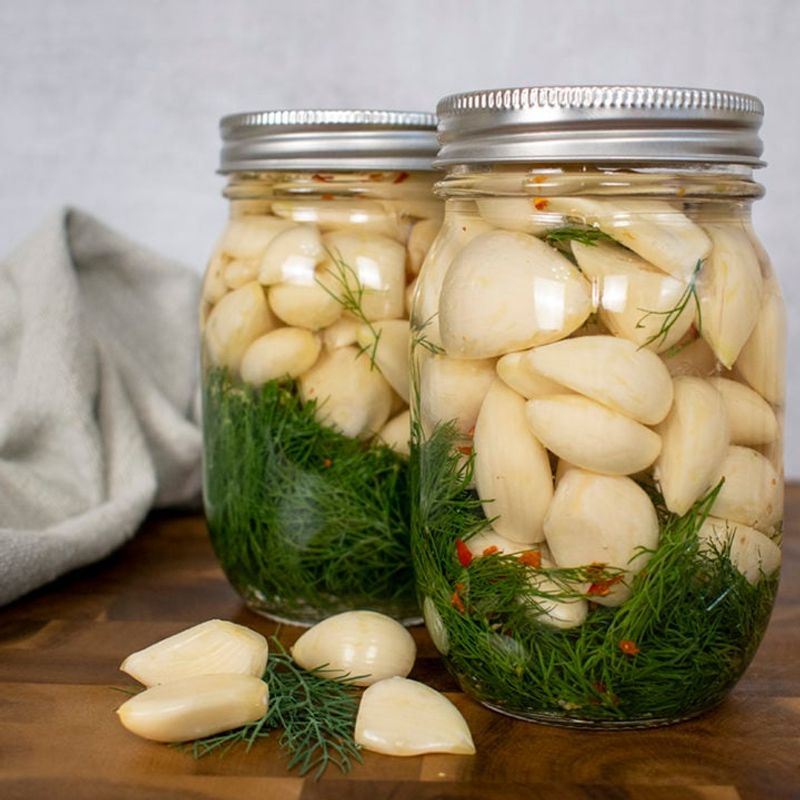 Quick Pickled Garlic