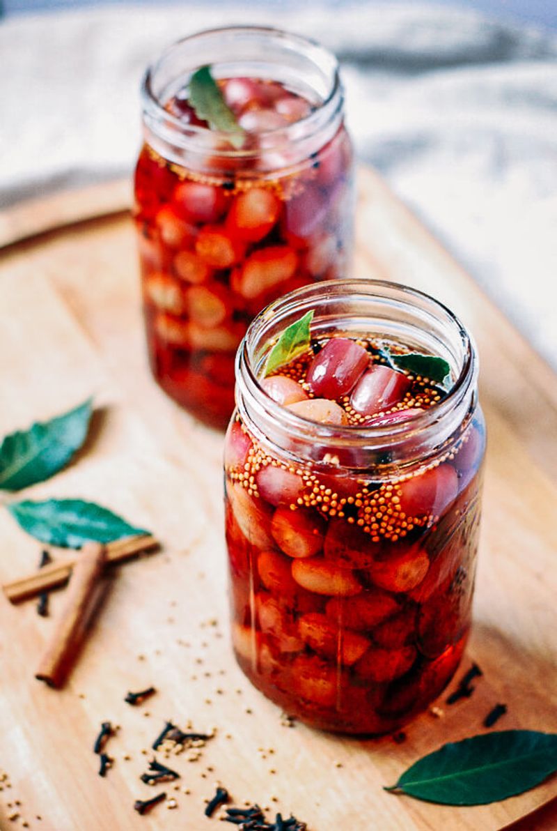 Pickled Grapes