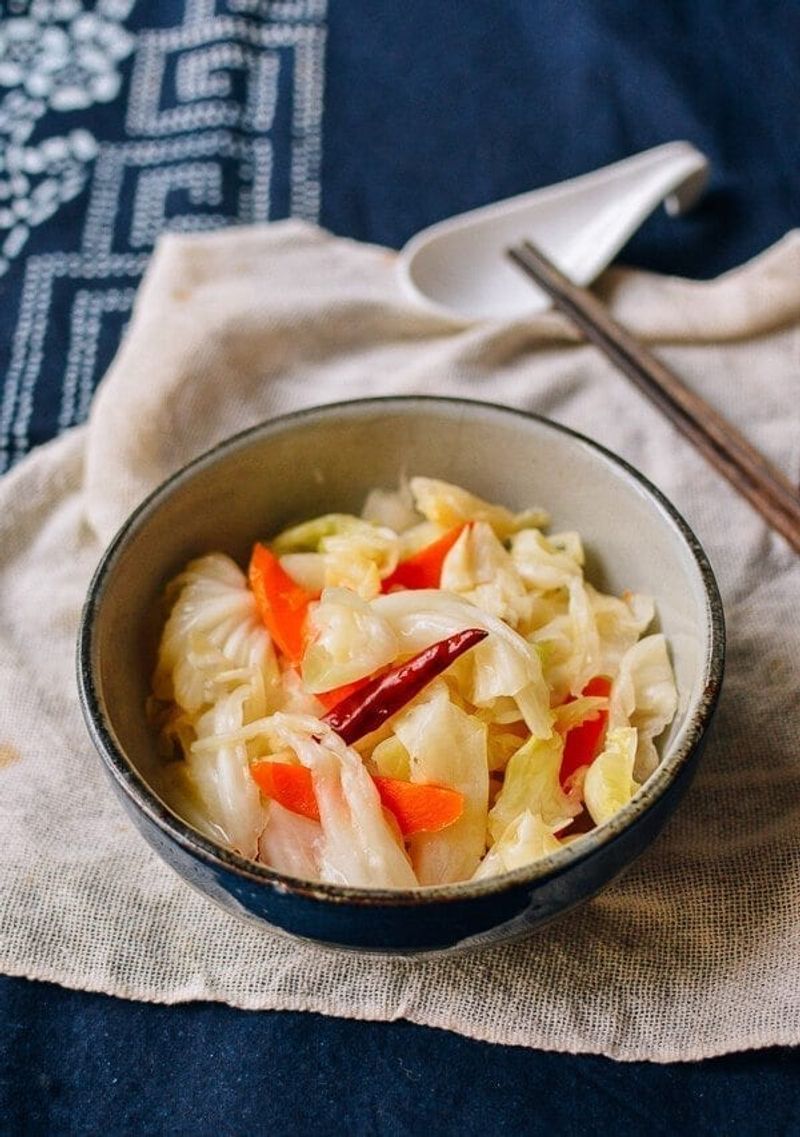 Sweet and Sour Pickled Cabbage