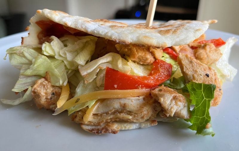 Chicken Fajita Pita (Jack in the Box)