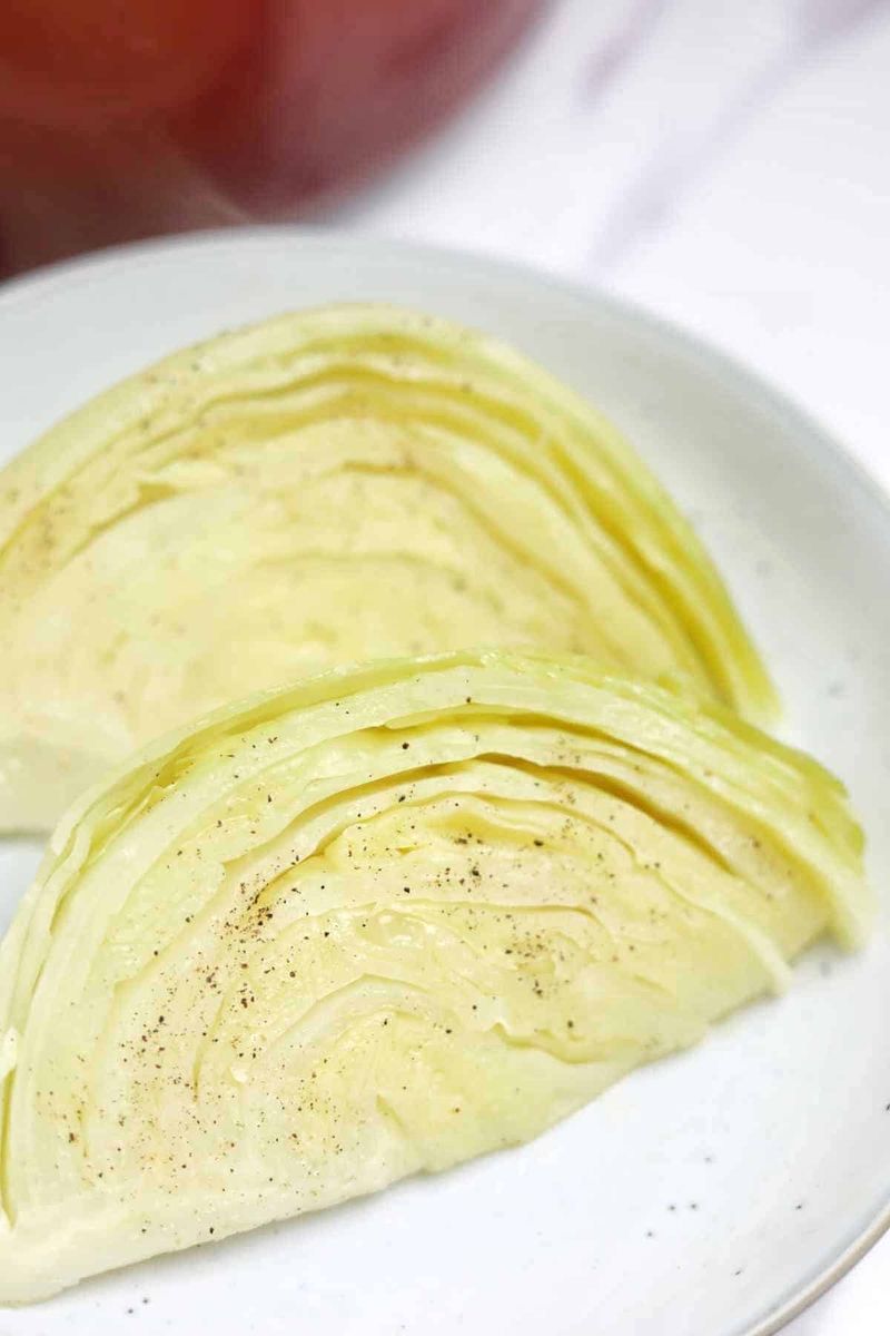 Over-Steamed Cabbage Wedges