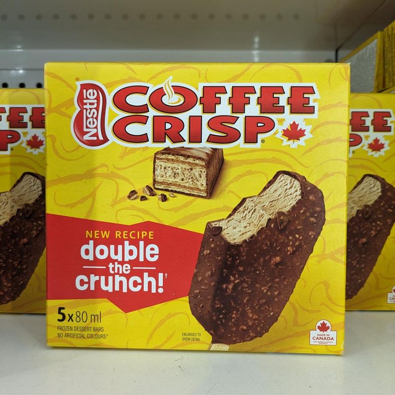 Coffee Crisp Ice Cream Bars