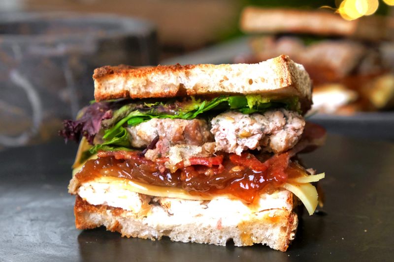 Chicken and Stuffing Sandwich