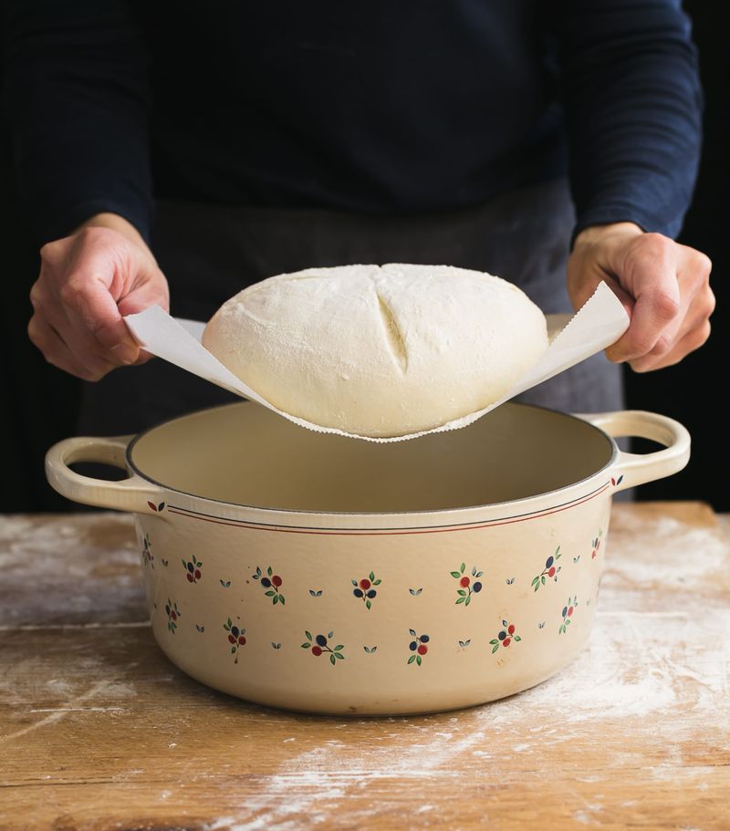 Use Parchment Paper to Transfer Dough