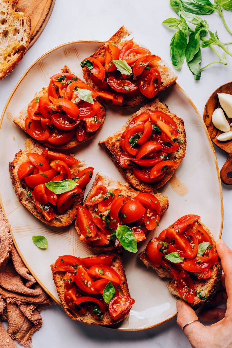 Tomato & Basil Bruschetta