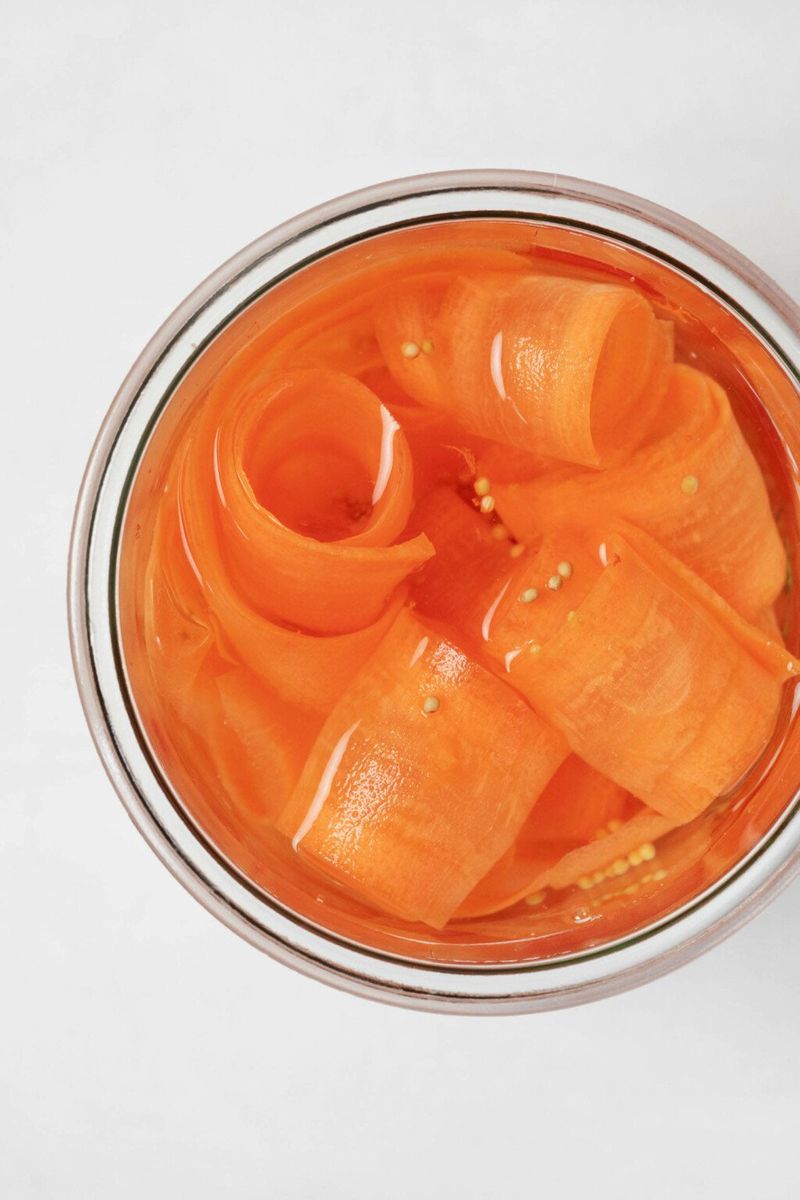 Pickled Carrot Ribbons