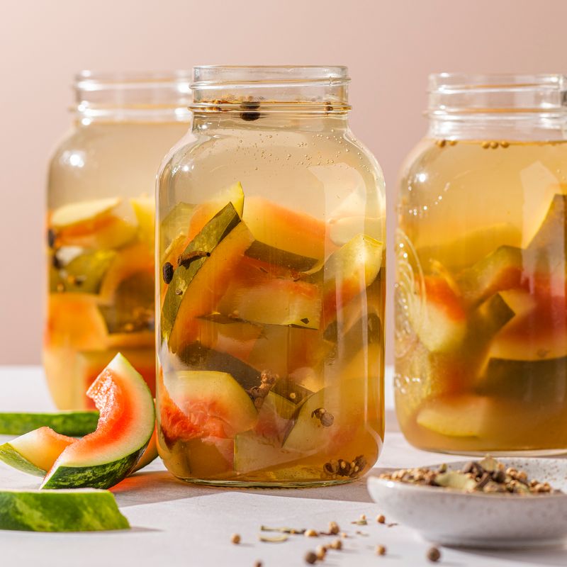 Pickled Watermelon Rind