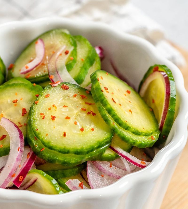 Quick Pickled Cucumbers