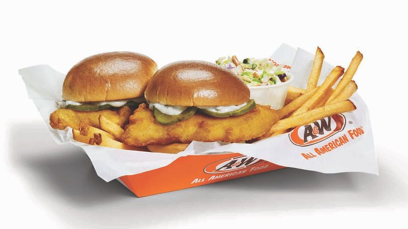 A&W Pub-Style Fish Sandwich