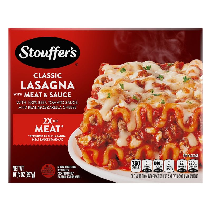 Stouffer’s Classic Lasagna with Meat & Sauce