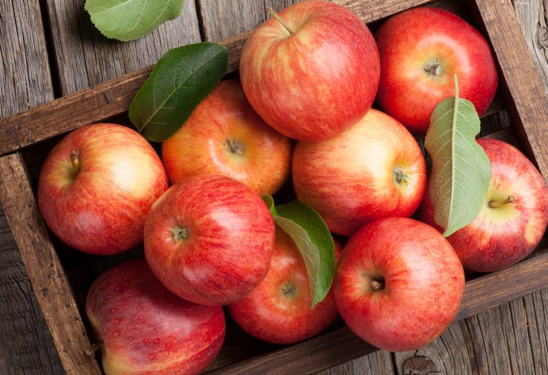 Apples (with the skin)