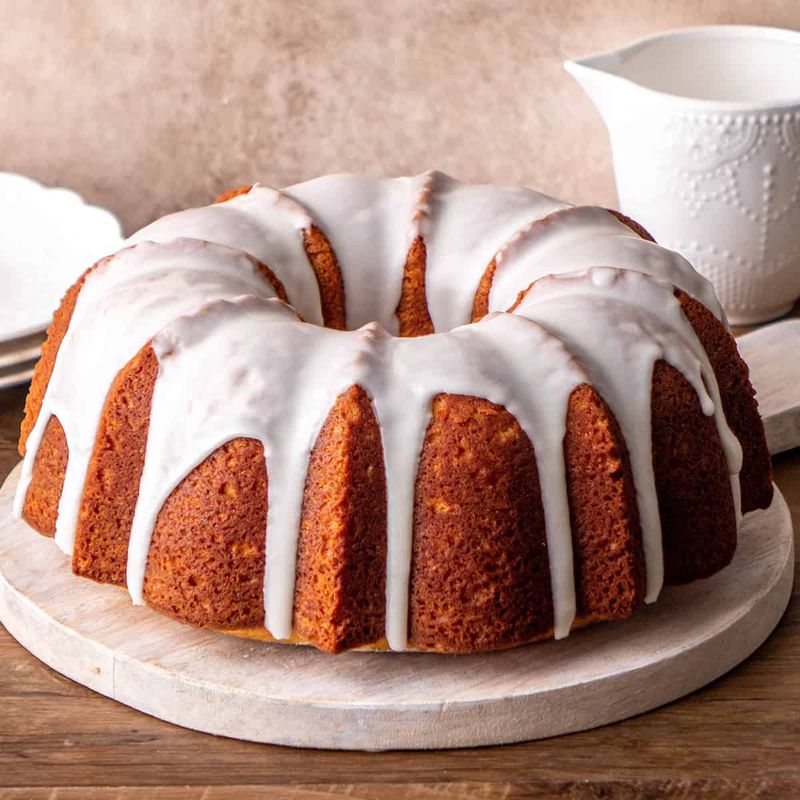 Vanilla Bundt Cake with Glaze