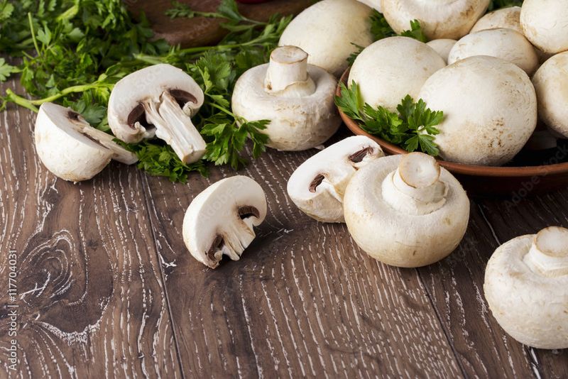 Raw Mushrooms