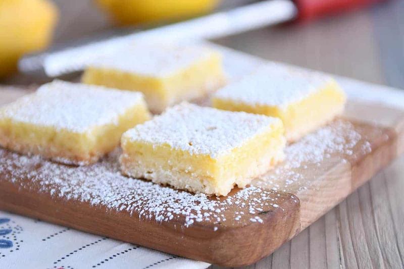 Lemon Bars with Boxed Mix