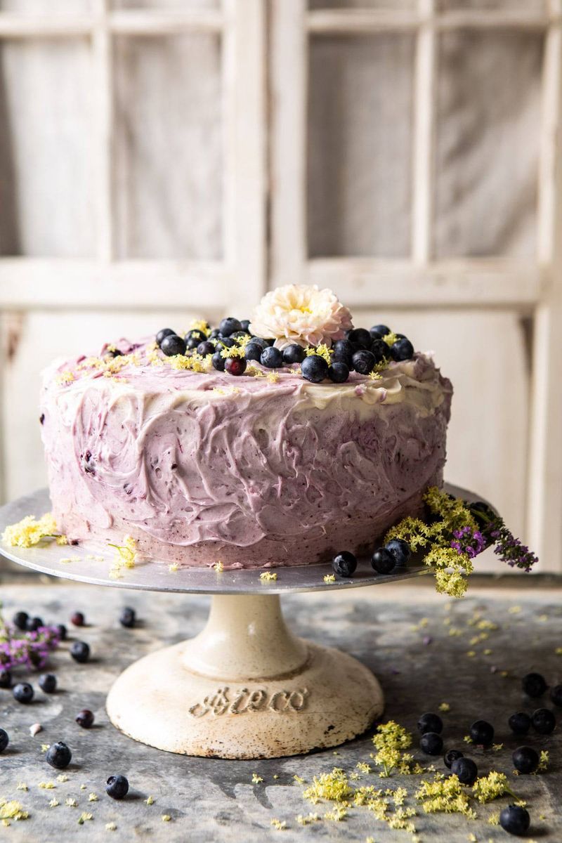 Lemon Blueberry Layer Cake