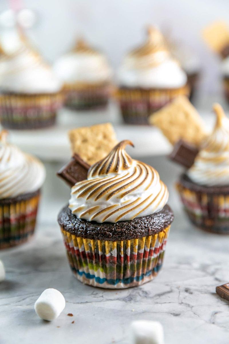 S’mores Campfire Cupcakes