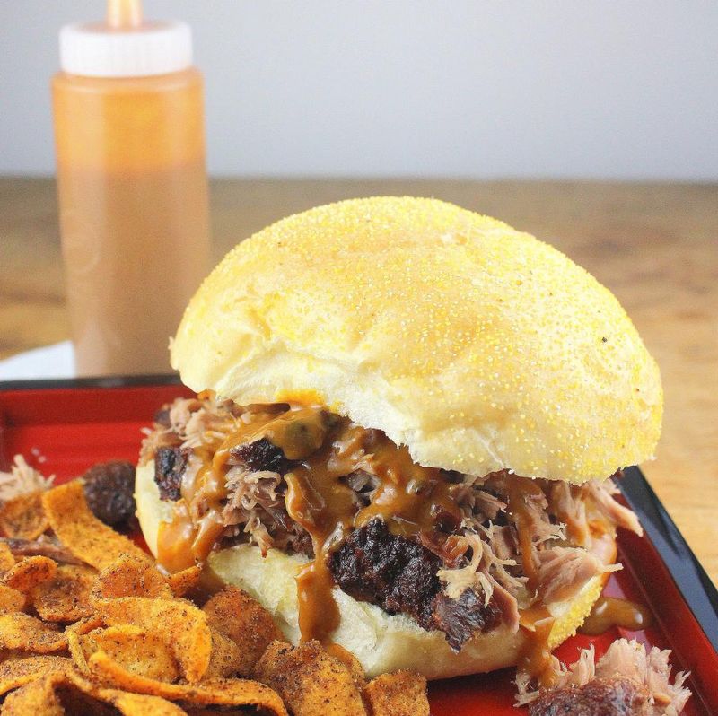 South Carolina – Mustard BBQ Pulled Pork Sandwich