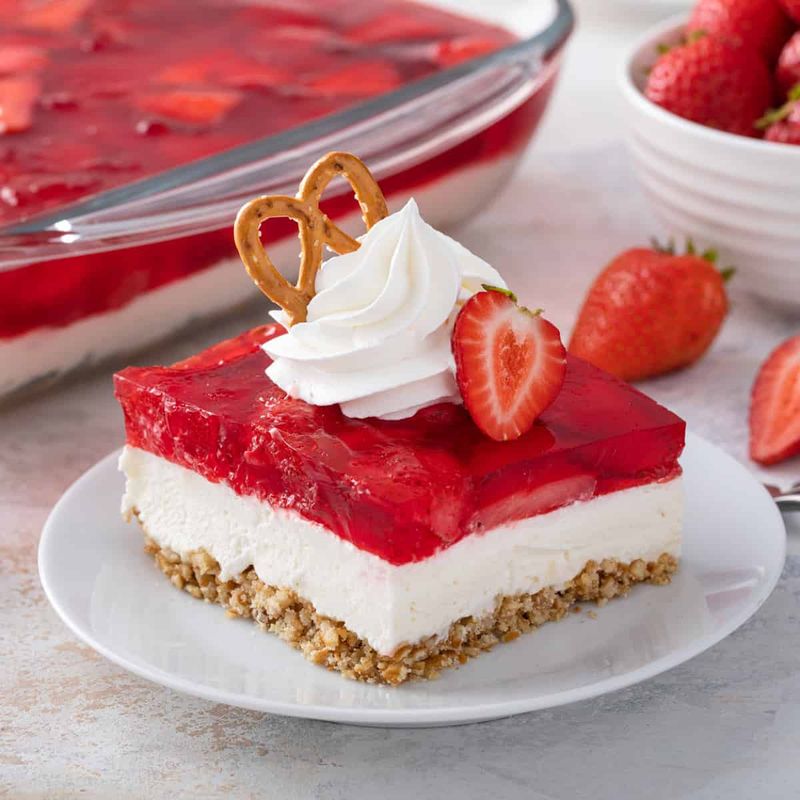 Jell-O Pretzel Salad
