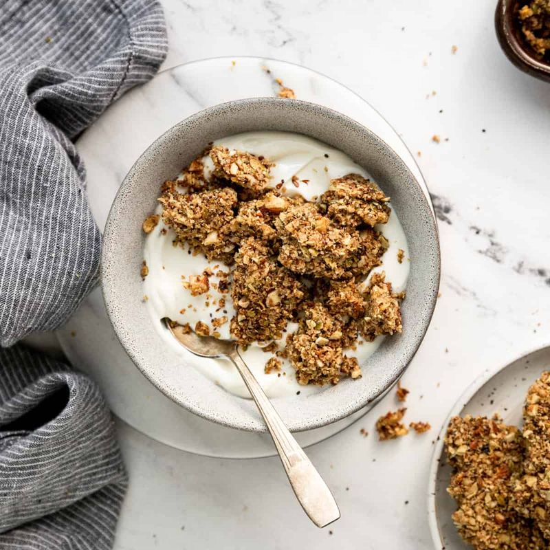 Grain-Free Granola with Unsweetened Almond Milk