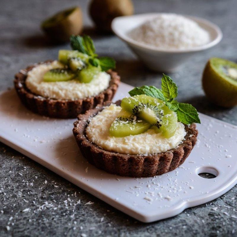 Kiwi Chocolate Cups