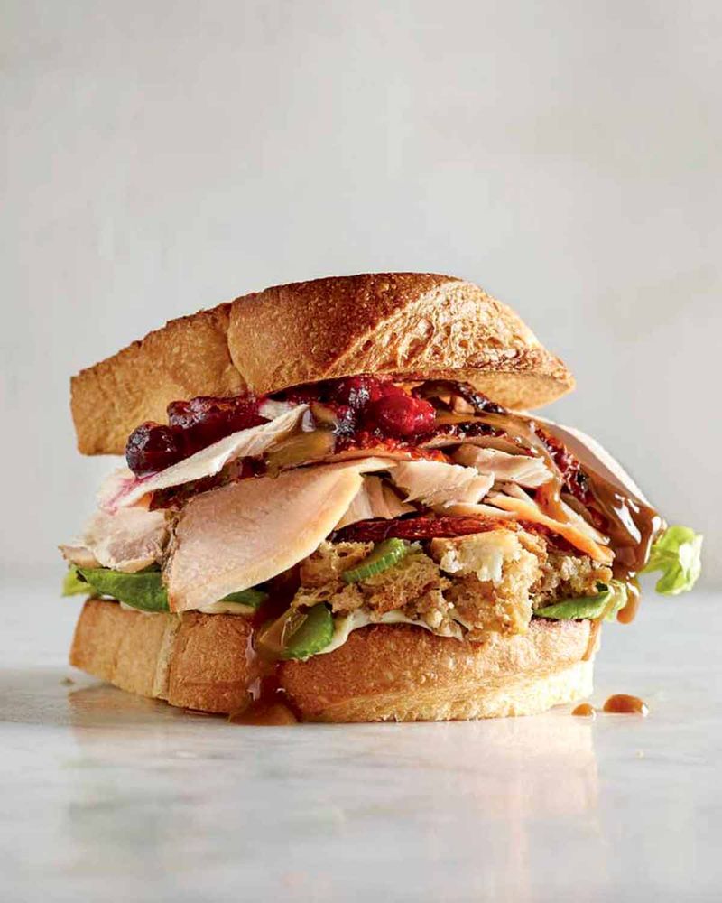 Turkey and Cranberry Sandwich