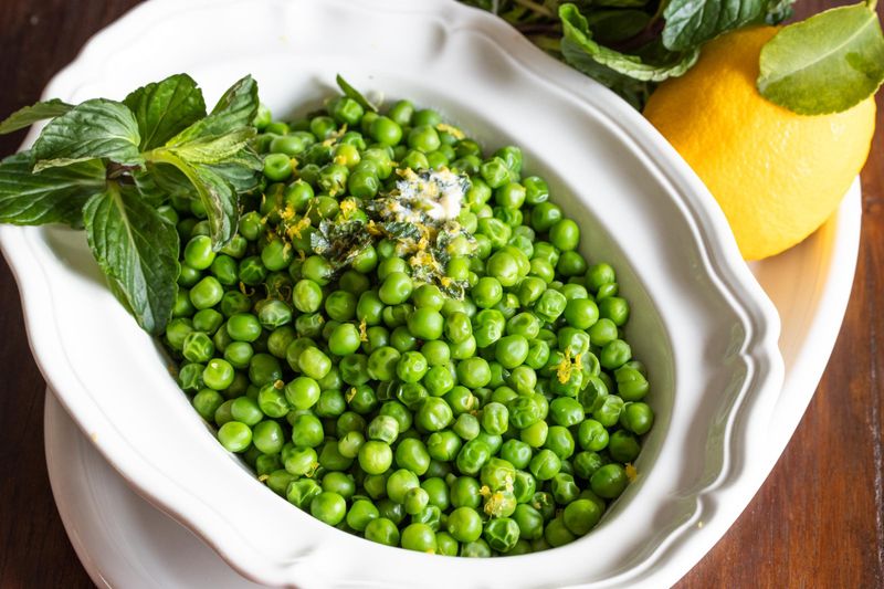 Green Peas with Mint and Lemon